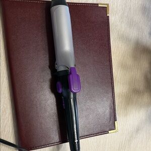 Remington Hair Curler with Black and Purple Design